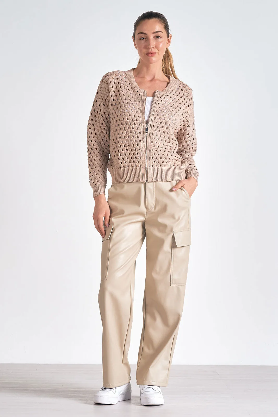 ELAN - Sweater Cardigan Zip Up