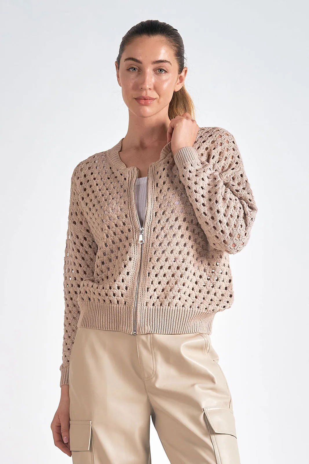 ELAN - Sweater Cardigan Zip Up