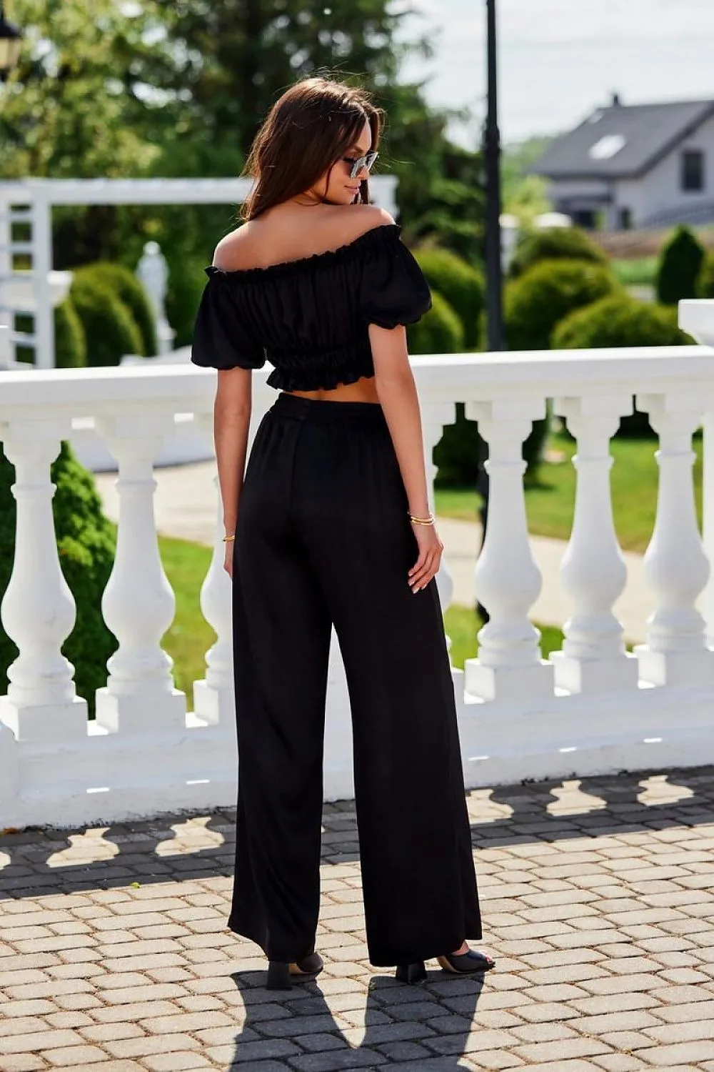 Elegant Satin Wide-Leg Trousers