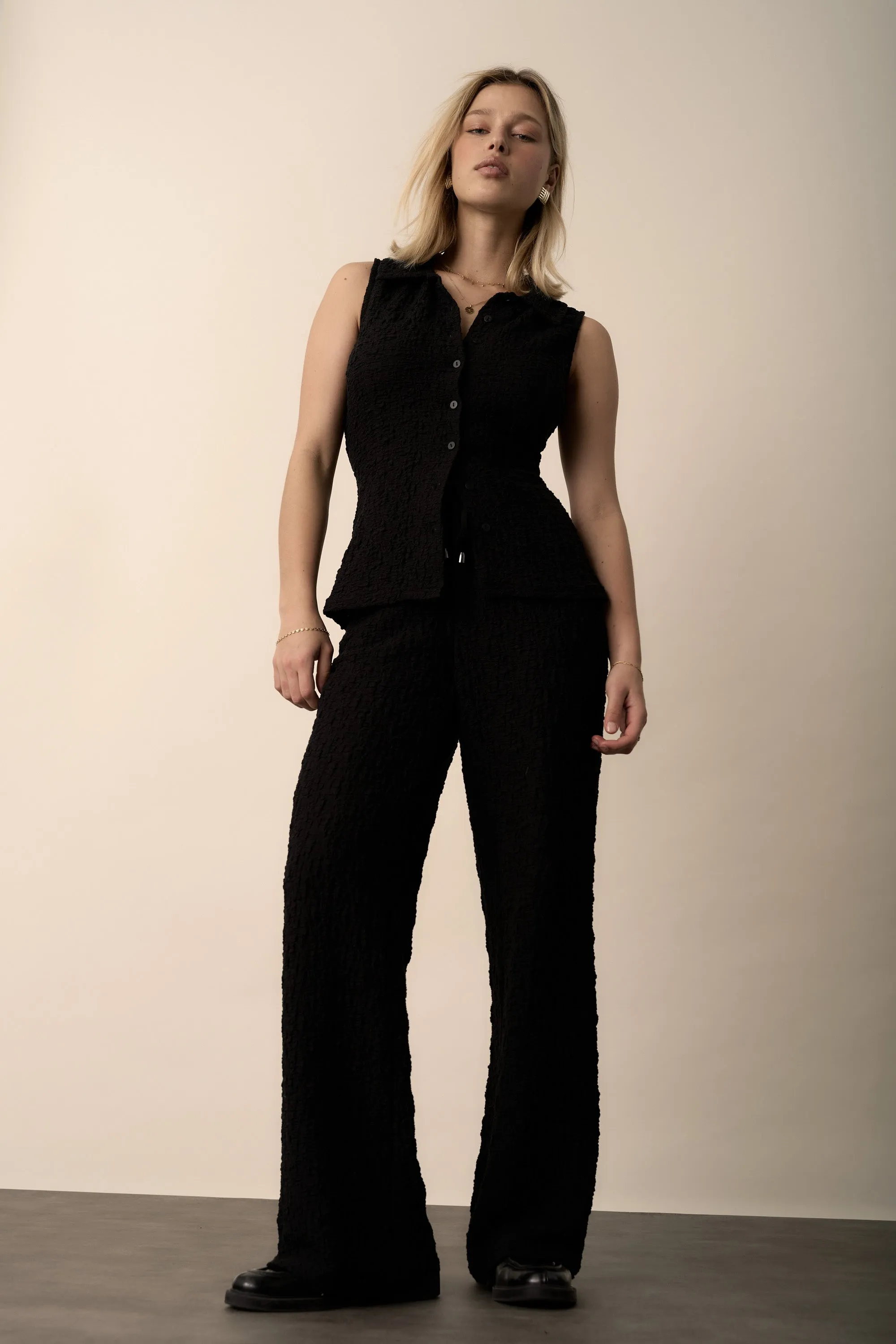 Elementary Textured Pants