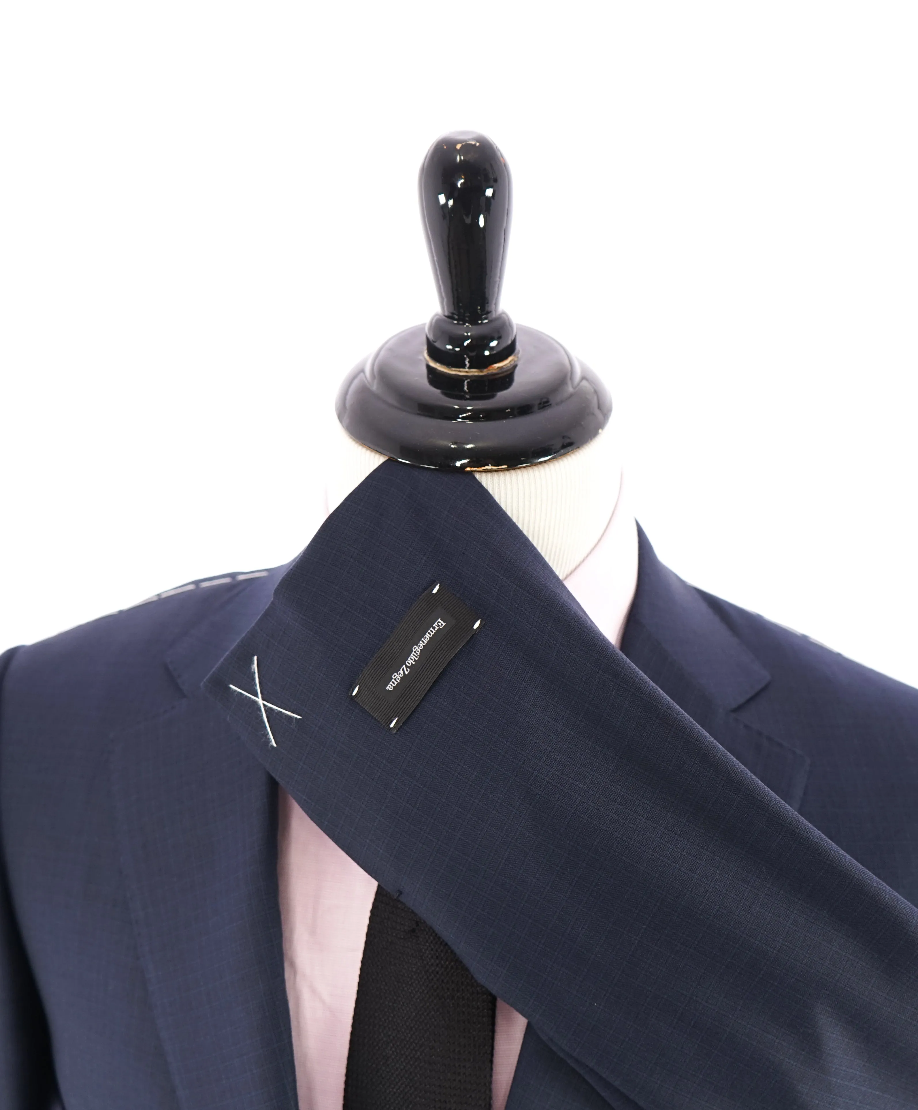 ERMENEGILDO ZEGNA - "TROFEO / MANHATTAN" Blue Check Premium Suit - 40R