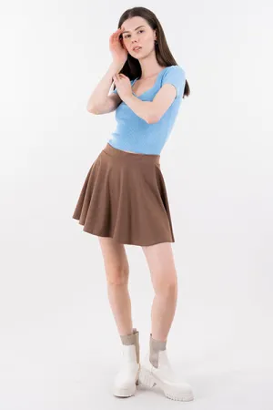 Falda Mini Skater Circular