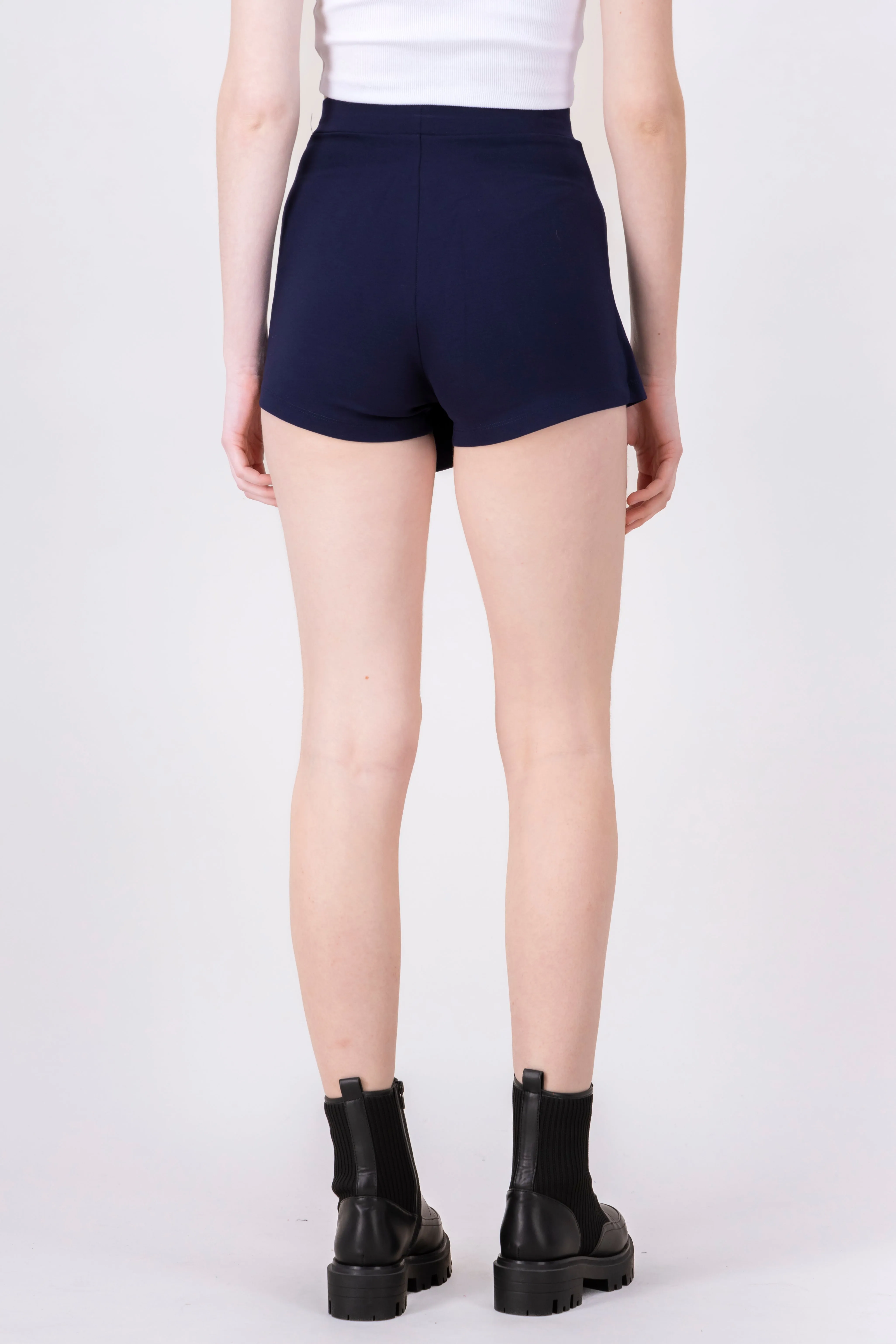 Falda Short Liso Asimétrico