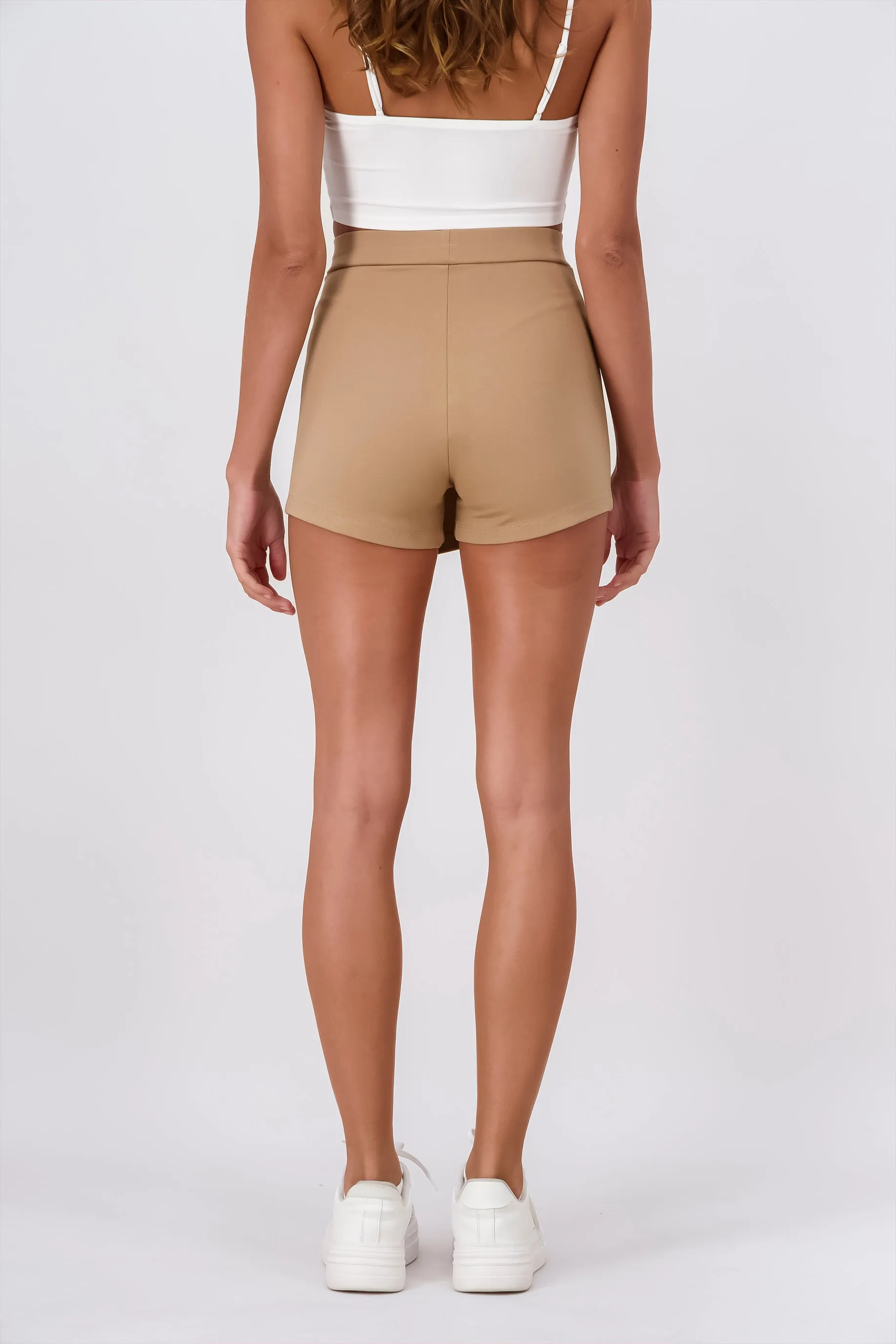 Falda Short Liso Asimétrico