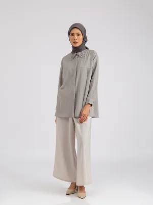FEBE TOP PLAIN GLACIER GREY