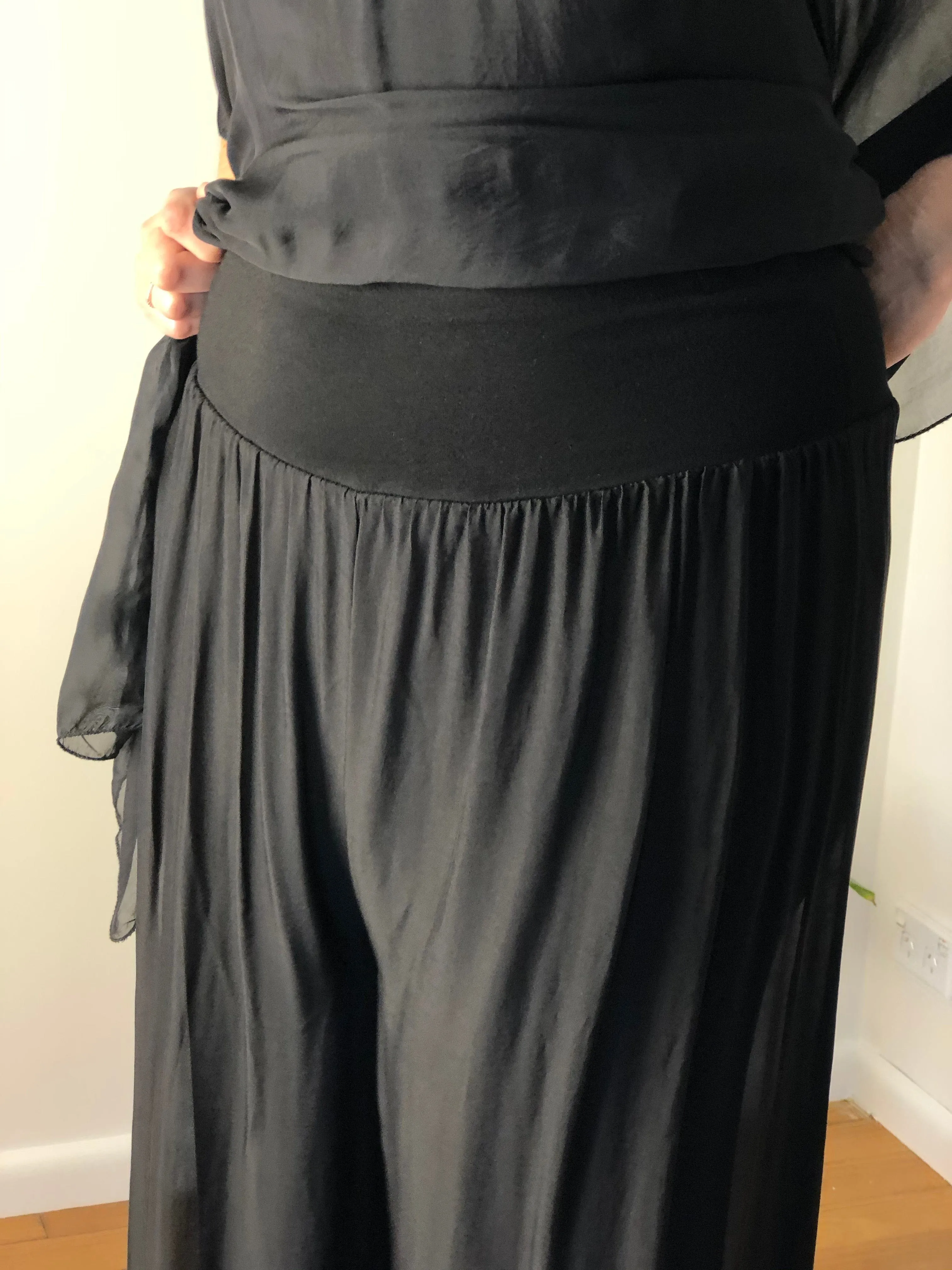 Fort Black Silk Pants