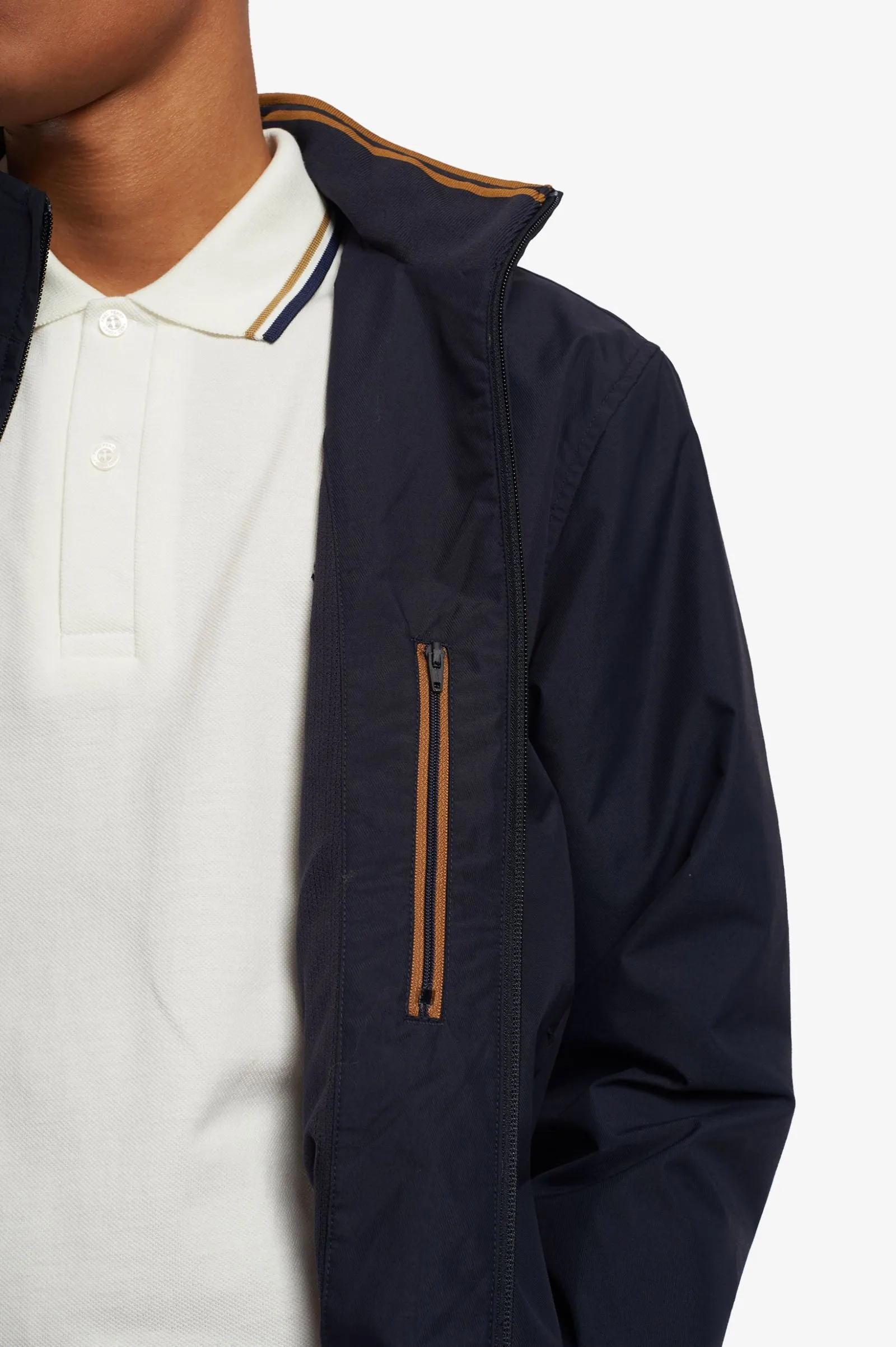 Fred Perry J2660 Brentham Jacket Navy Blue