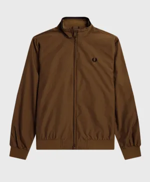 Fred Perry J2660 Brentham Jacket Shaded Stone Brown