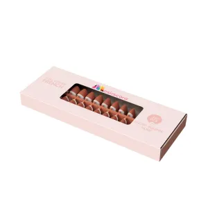 Full Cover French - Short Square Nude Tips (11)