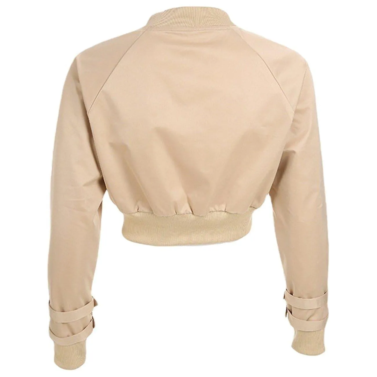 Function Fake Zipper Ribbon Jacket