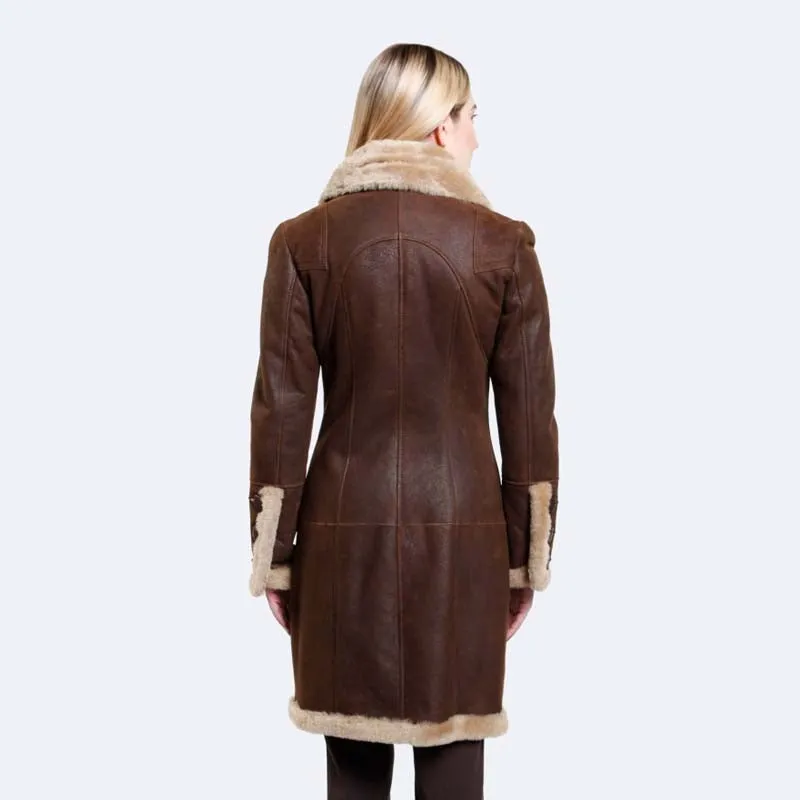 Fur Brown Jackets & Coats