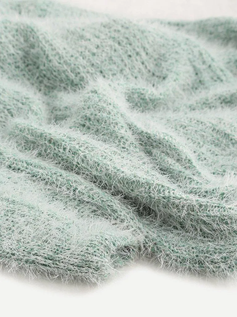 Fuzzy Chunky Knit Sweater