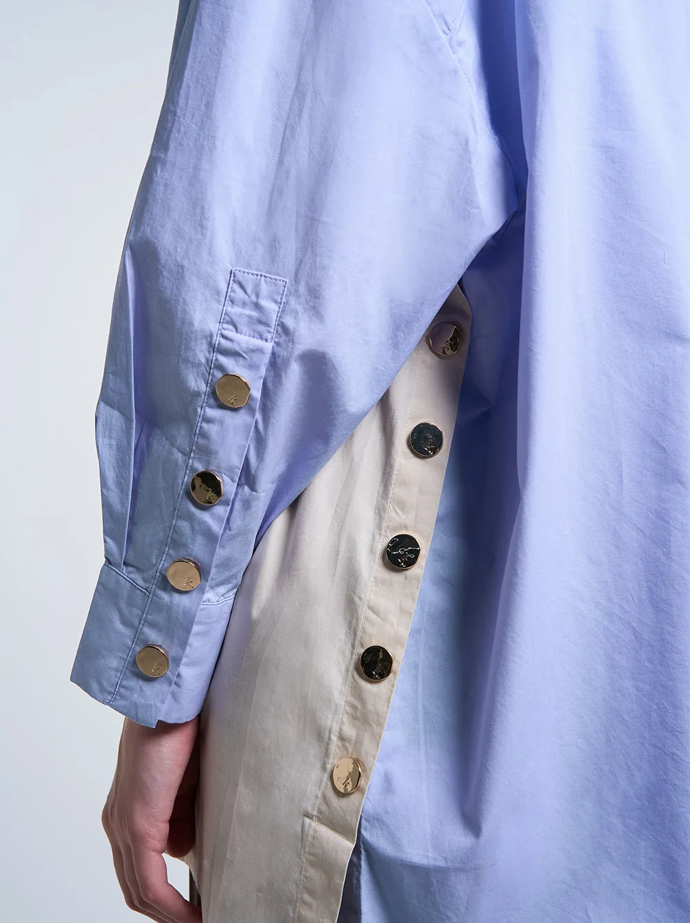 GALE TOP PLAIN OYSTER BLUE