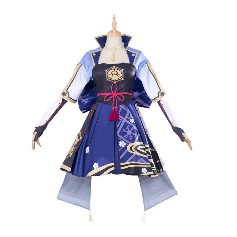 Game Genshin Impact Kamisato Ayaka Fullset Cosplay Costumes
