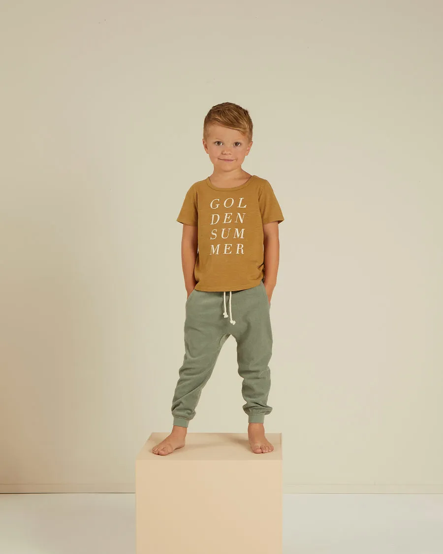 GOLDEN SUMMER BASIC TEE