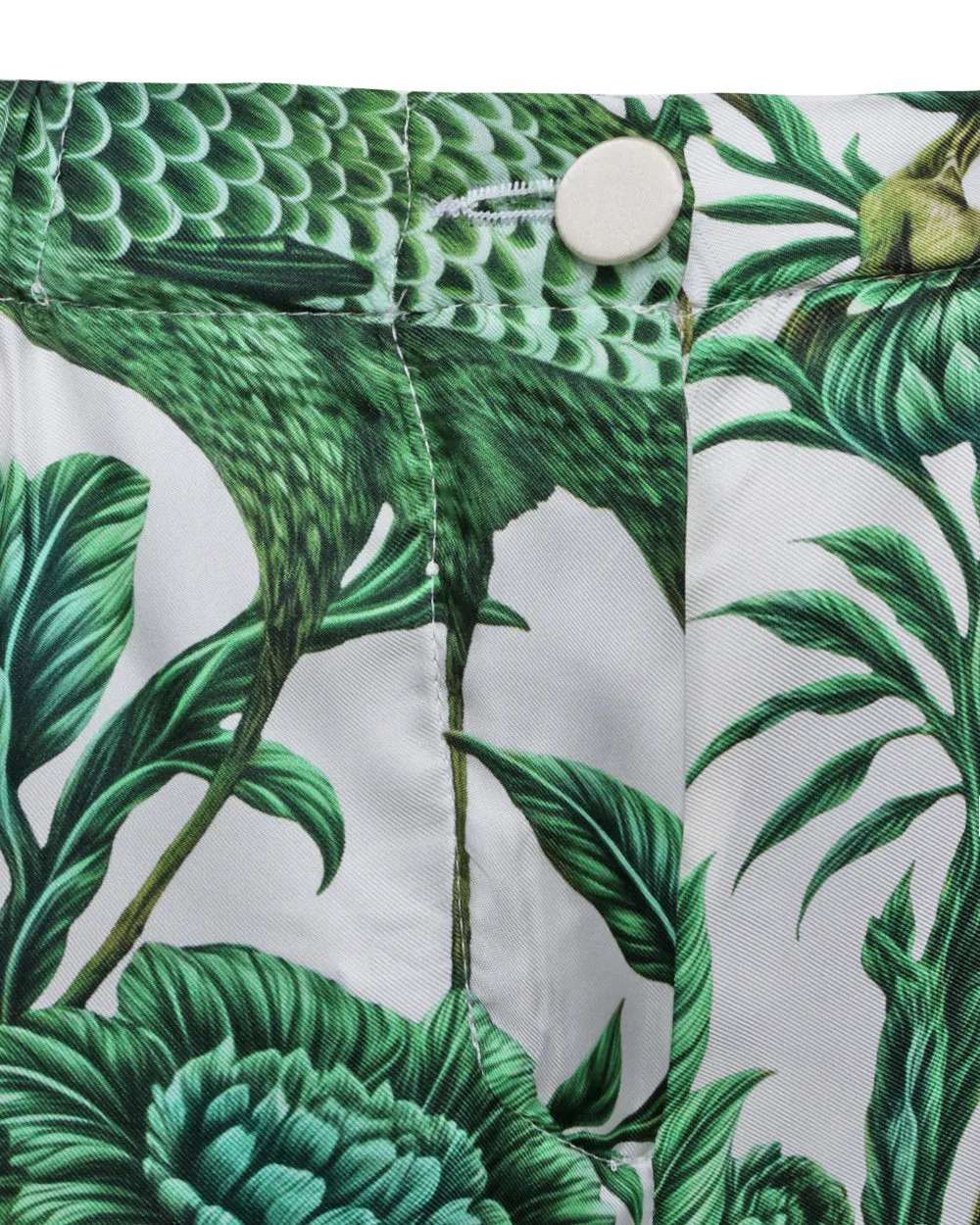 Green Toile Silk Etere Pant