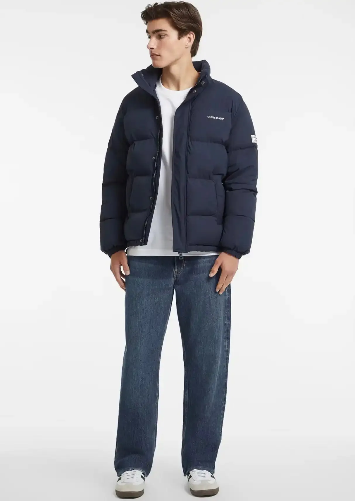 GUESS JEANS Regular Puffer Jacket Navy