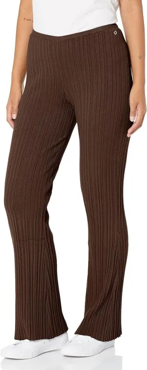 Guess Women's Carmella Rib Kick Flare Pant W2YB49Z2YN2