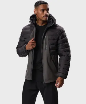 Gym King Summit Hybrid Jacket Black/Grey