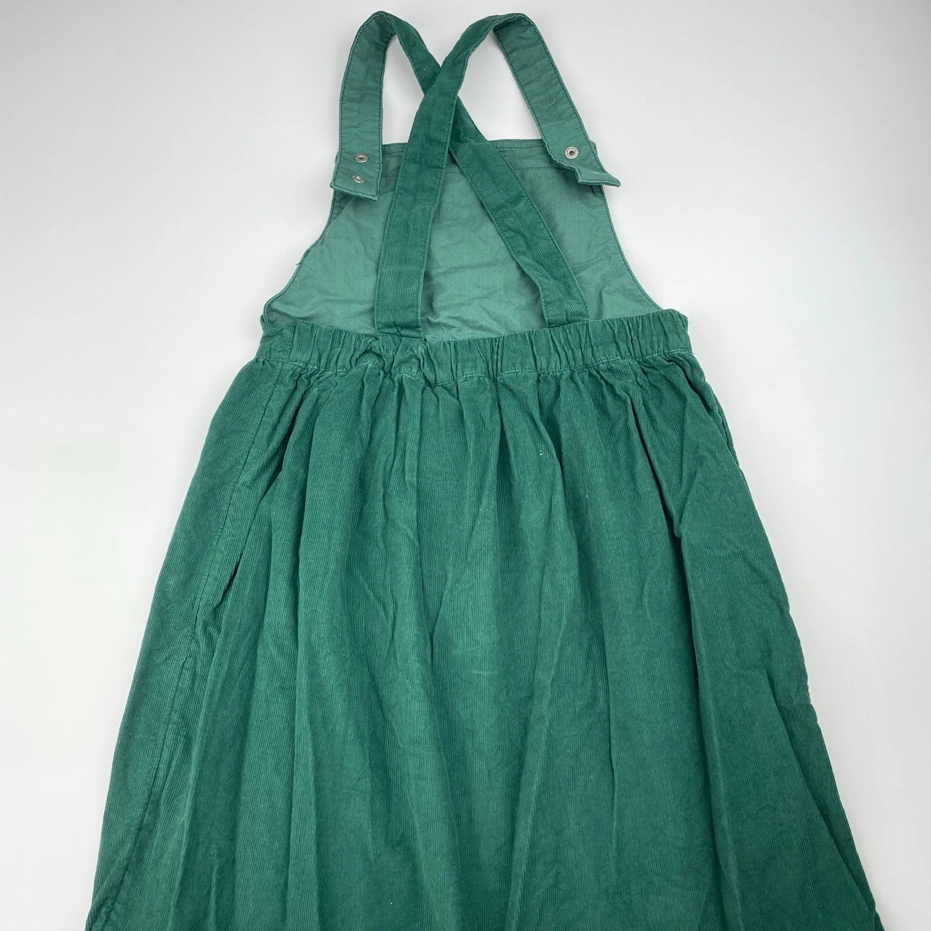 H&M corduroy cotton overalls dress / pinafore, size 8, Pre-loved