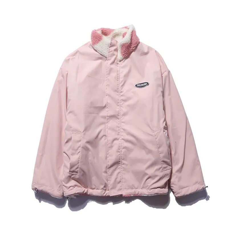 Hannah™ | Dual-Sided Heart Fleece Jacket