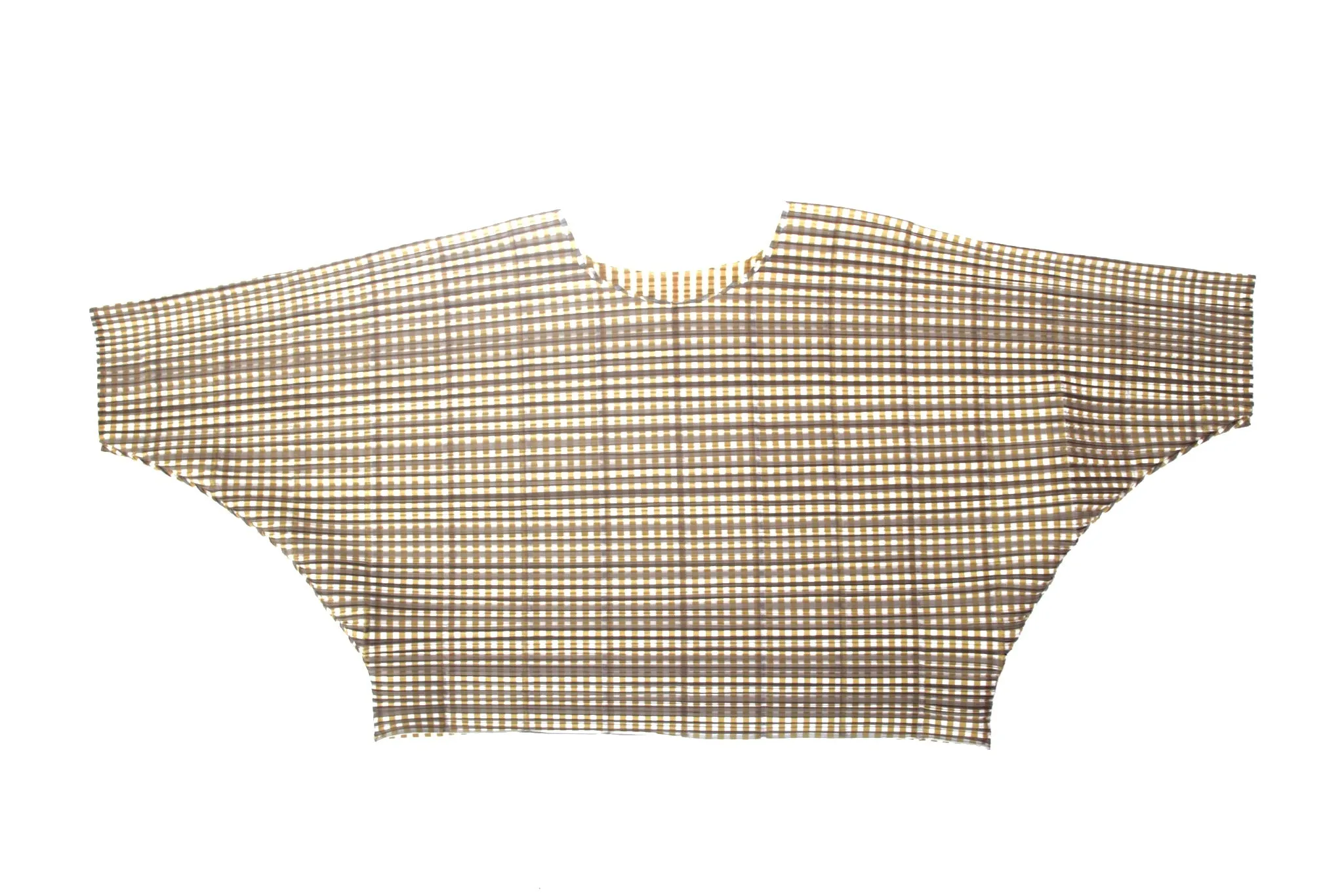 Issey Miyake Plissé Gingham Pant Set