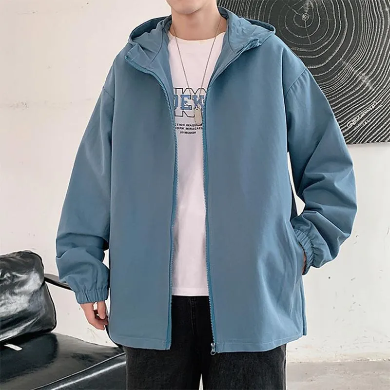 Japanese My Neighbor Totoro Clothing Men's Spring/Summer Thin Casual Large Size Hong Kong Style Trendy Falling Hooded Jacket