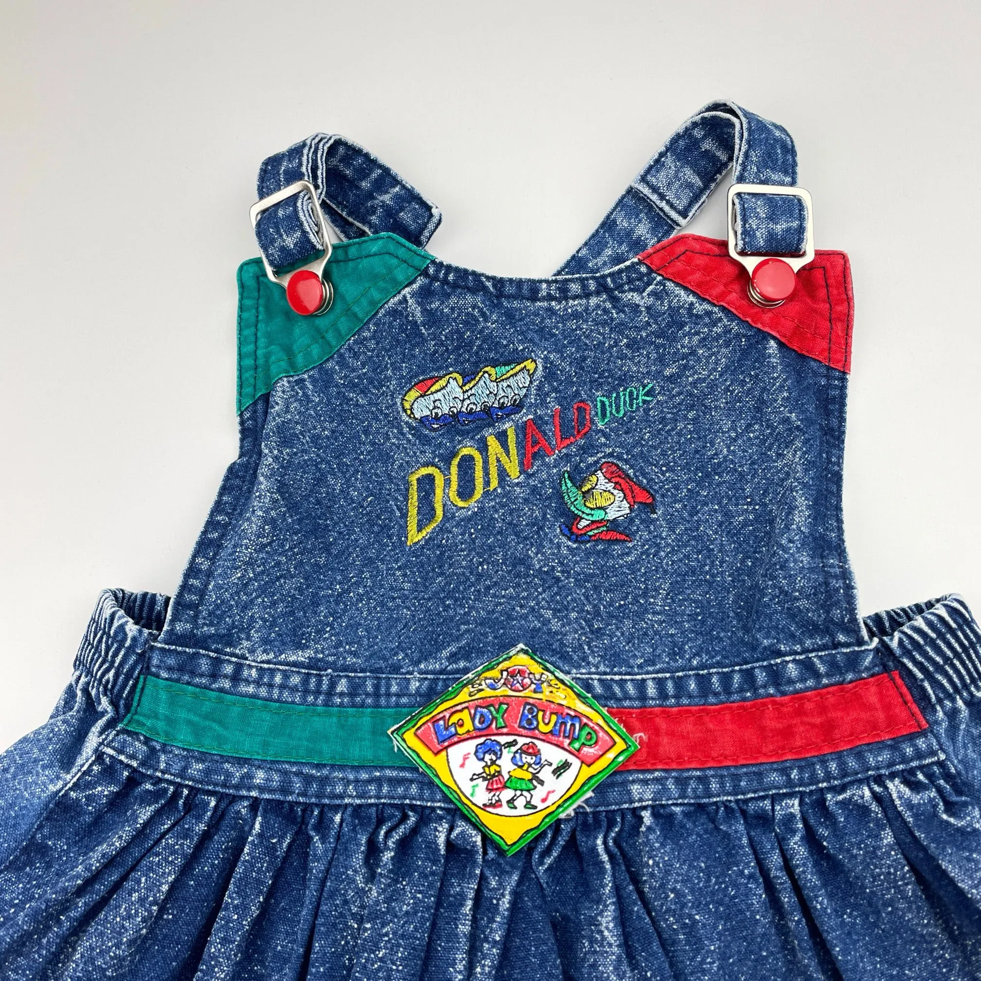 Jini Kee denim overalls dress / pinafore, size 3, Pre-loved