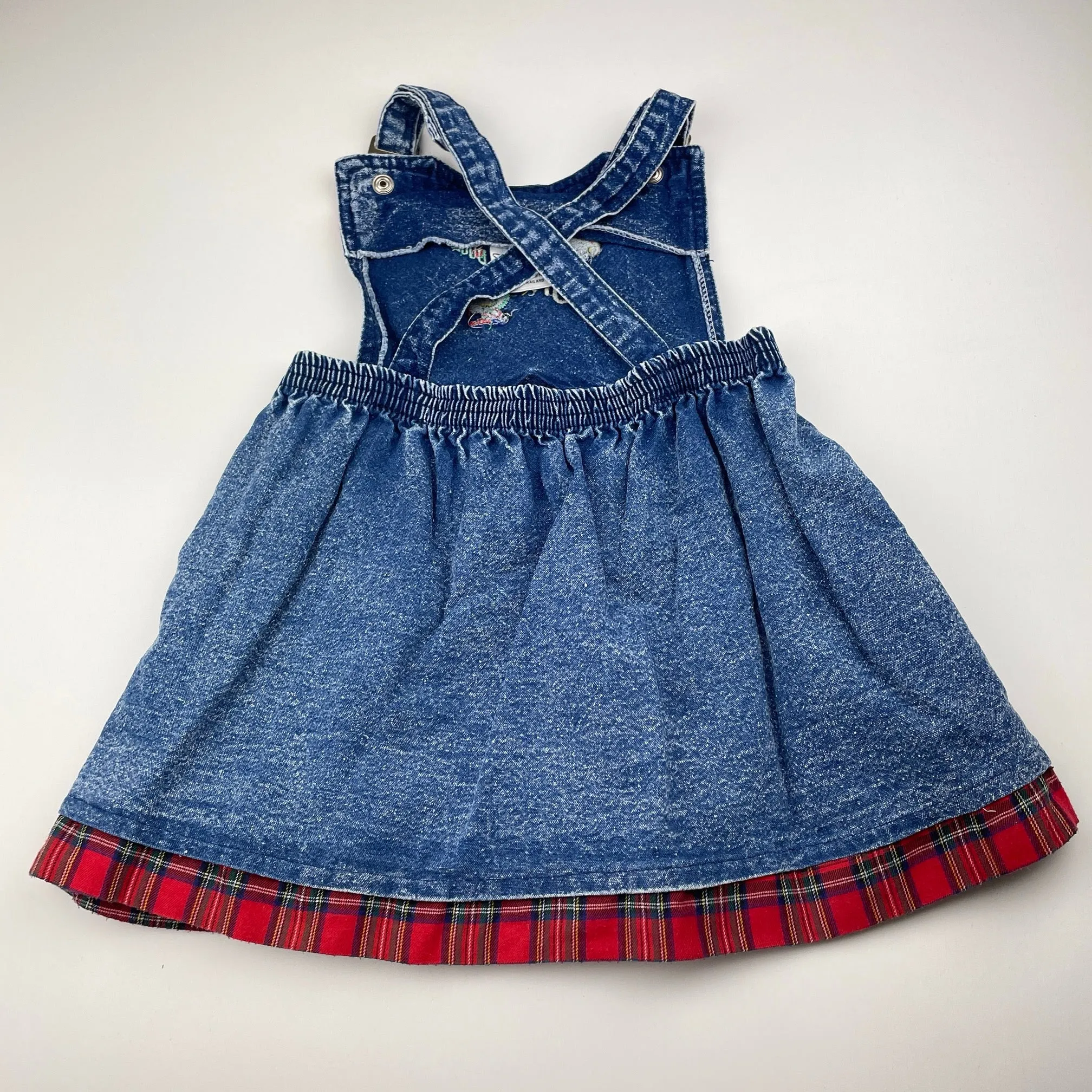 Jini Kee denim overalls dress / pinafore, size 3, Pre-loved