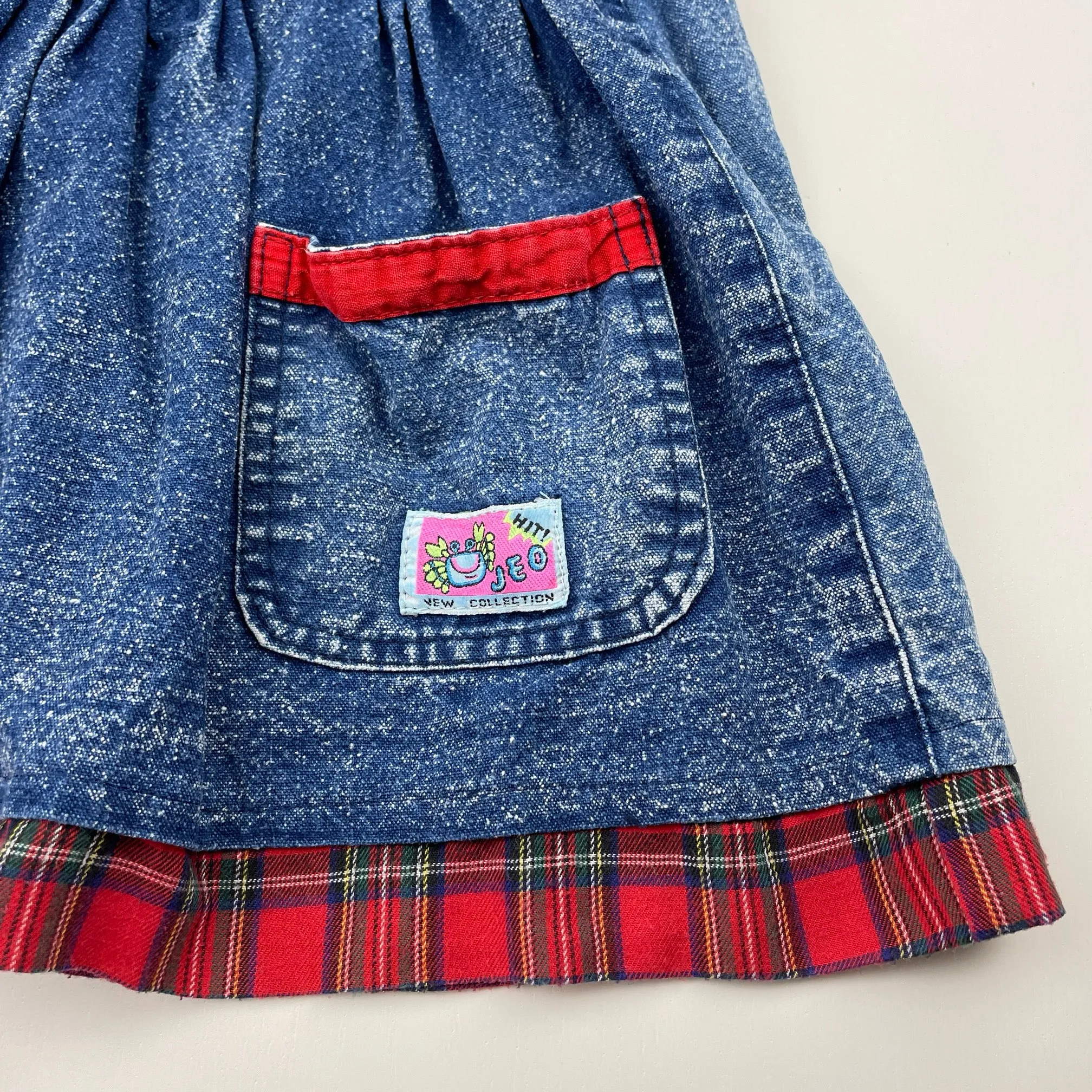Jini Kee denim overalls dress / pinafore, size 3, Pre-loved