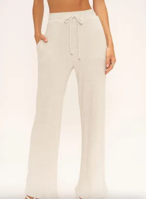 Joanna Rib Wide Leg Pant