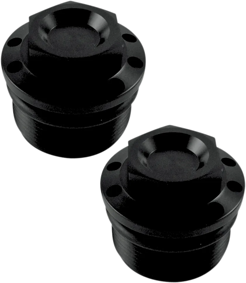 Joker Machine 10-310B Fork Tube Caps - Black Anodized