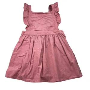 KID lightweight corduroy cotton overalls dress / pinafore, size 4, Pre-loved