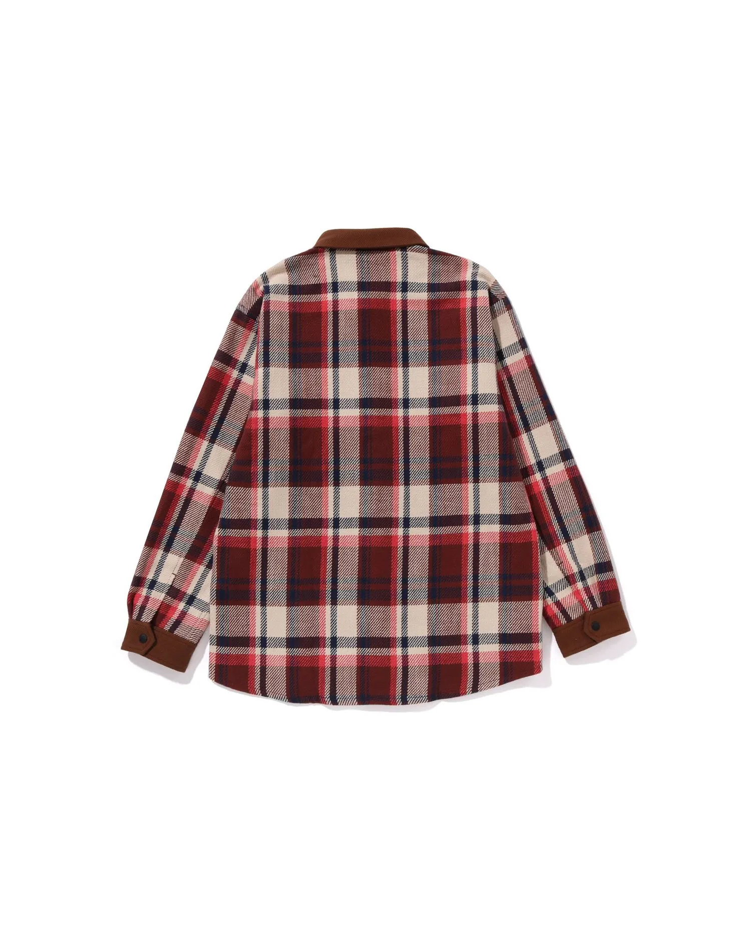 Kids BAPE Check Ape Head Shirt Jr