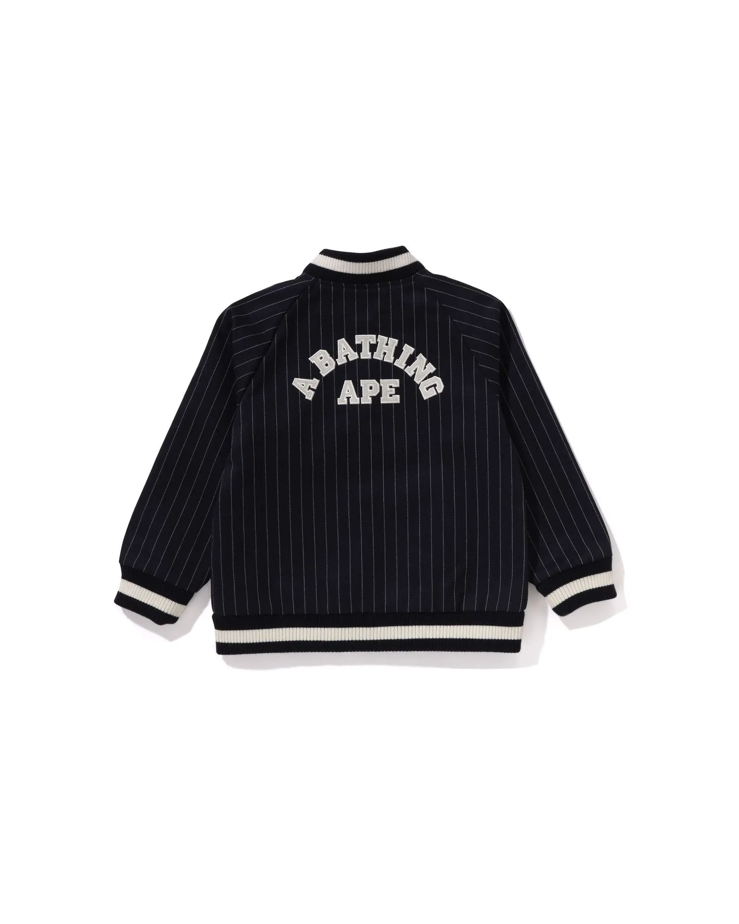 Kids Stripe Stadium Cotton Jacket
