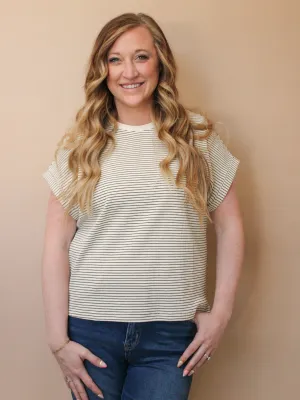 KINSEY ROLLED-UP CUFF TOP