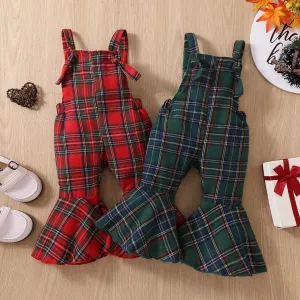 Knot Style Tartan Dungs with Flare Detail
