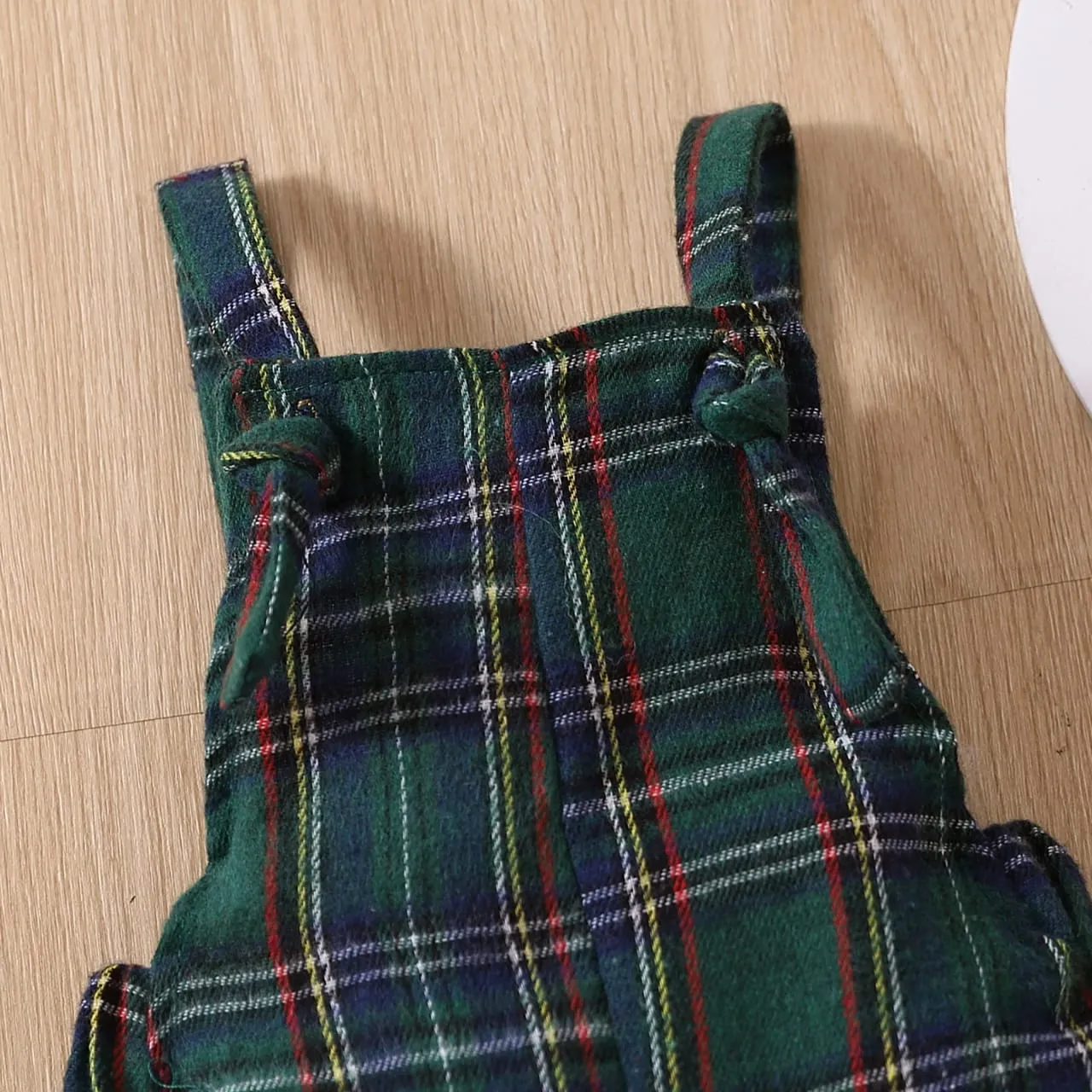 Knot Style Tartan Dungs with Flare Detail