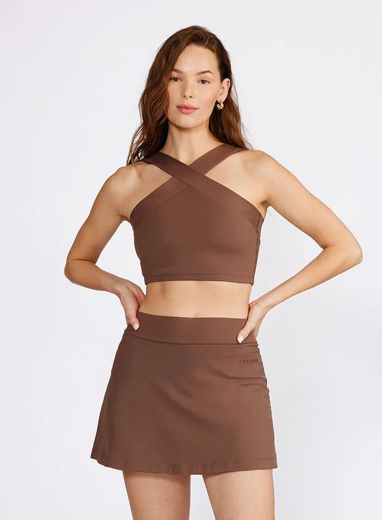 LEAH CROSS NECK BRA