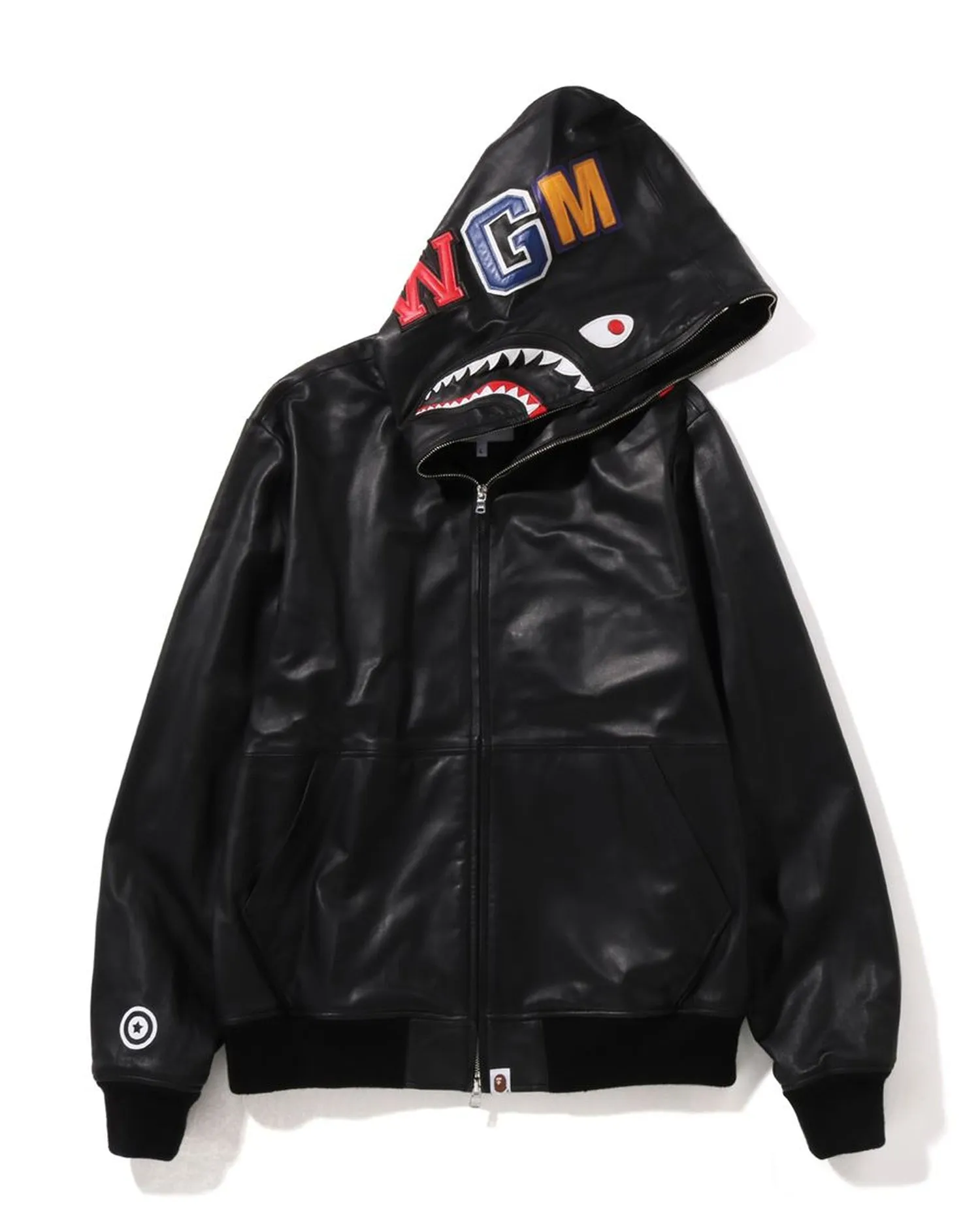 Leather Shark Full Zip Jacket
