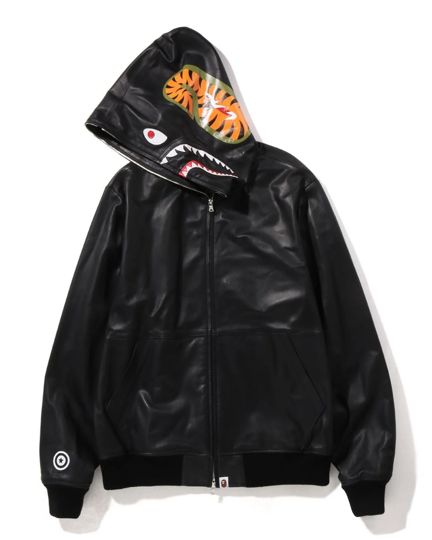 Leather Shark Full Zip Jacket