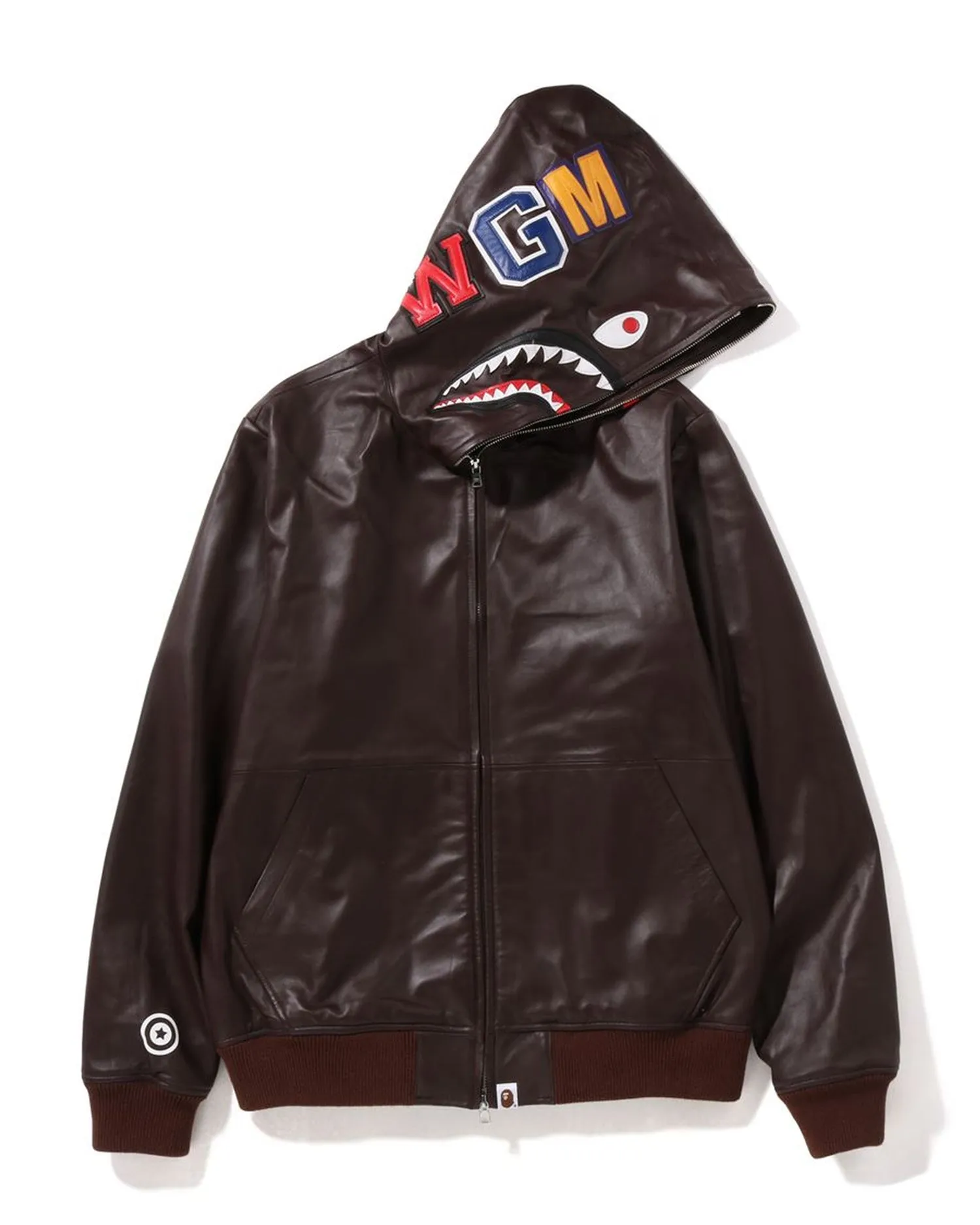 Leather Shark Full Zip Jacket