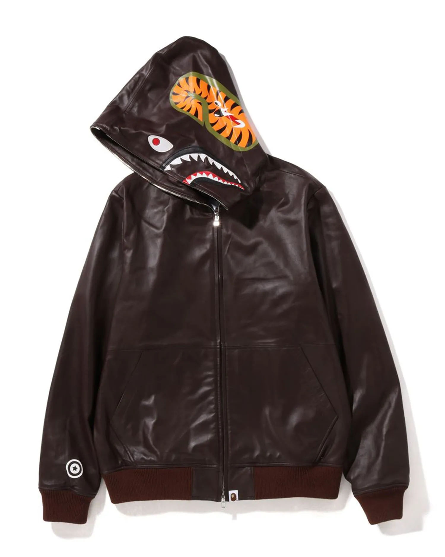 Leather Shark Full Zip Jacket