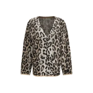 Leopard Boyfriend Cardigan