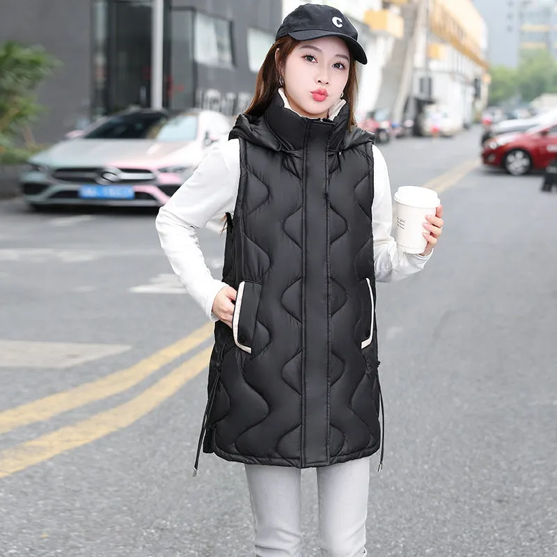 Lightweight and Stylish Solid Color Puffer Vest
