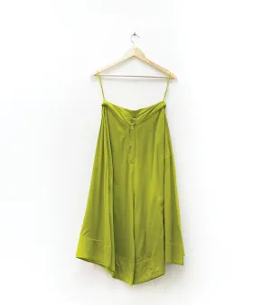 Lime Flared Pants