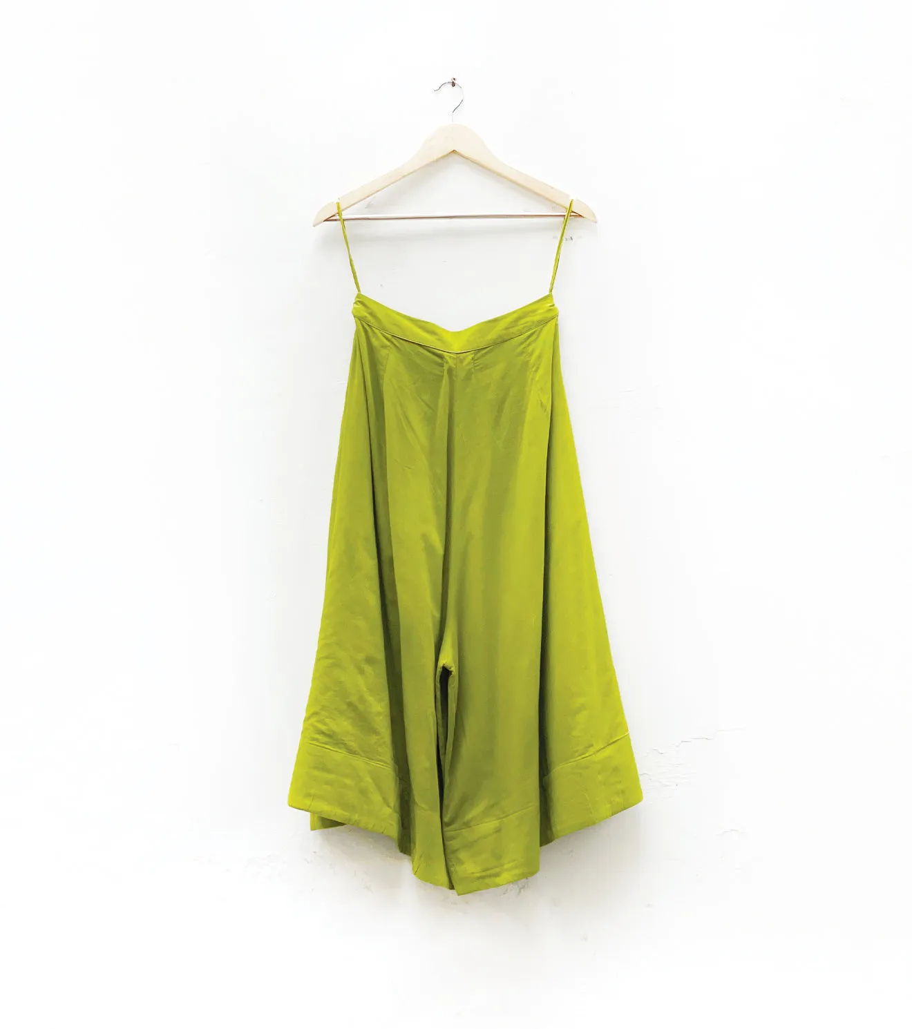 Lime Flared Pants