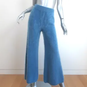Lisa Yang Ellery Cashmere Flared Lounge Pants Stormy Blue Size 0 NEW