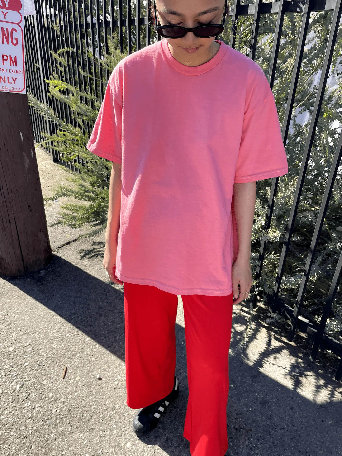 Liza Pant in Red