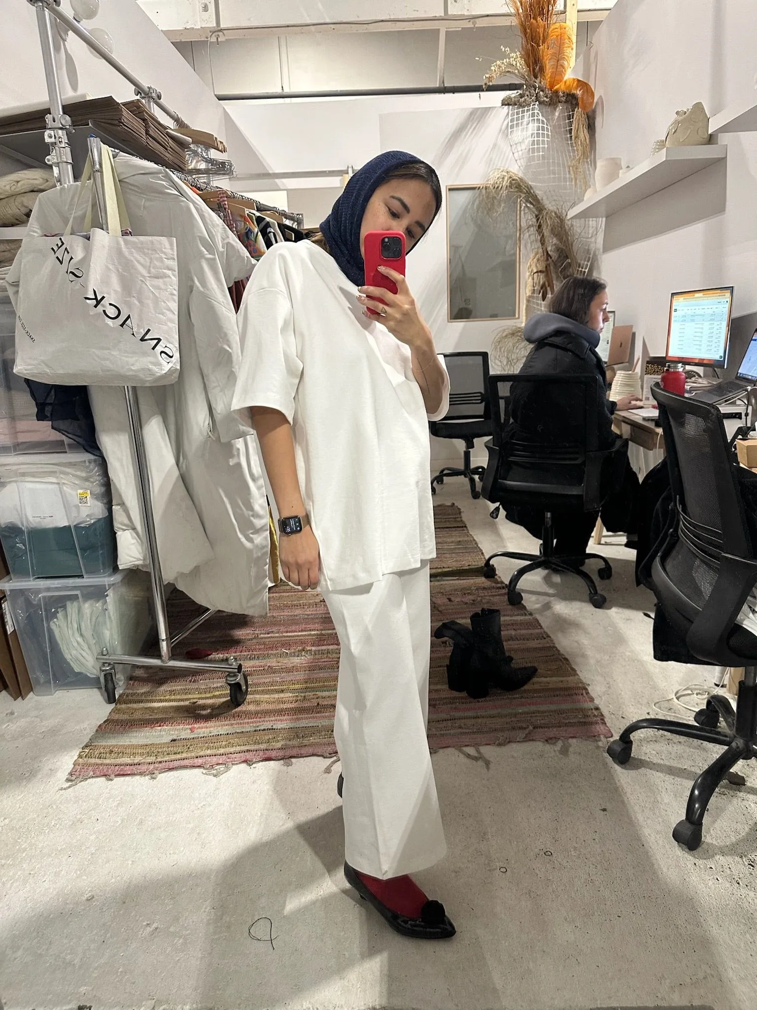 Liza Pant in White